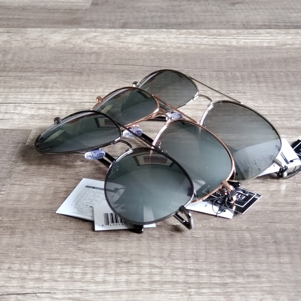 Unisex Aviator Sunglasses - Picture 4 of 5